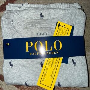 Polo by Ralph Lauren Gray Pajama Set